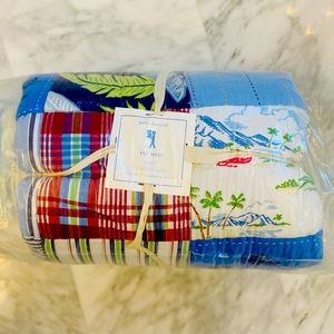NEW QUEEN SIZE POTTERY BARN KIDS KEY WEST QUILT